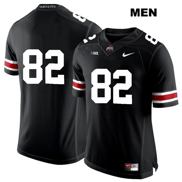 Ohio State Buckeyes Men's Garyn Prater #82 White Number Black Authentic Nike No Name College NCAA Stitched Football Jersey RC19G64QZ